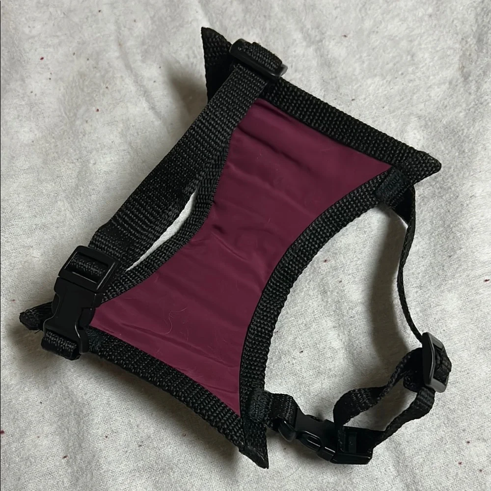 Emotional Support Cat Harness - Black and Red